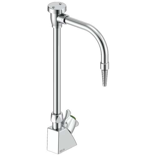 W6600-10 6.00-in x 1.25-in x 15.00-in Single Handle Deck-Mount Water Faucet, Chrome