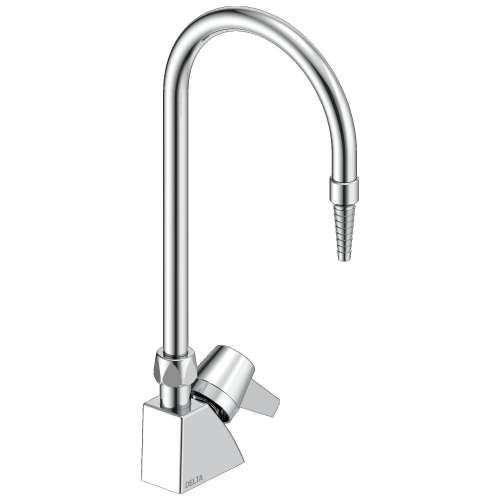W6600-C 6.00-in x 1.25-in x 15.00-in Single Handle Deck-Mount Water Faucet, Chrome