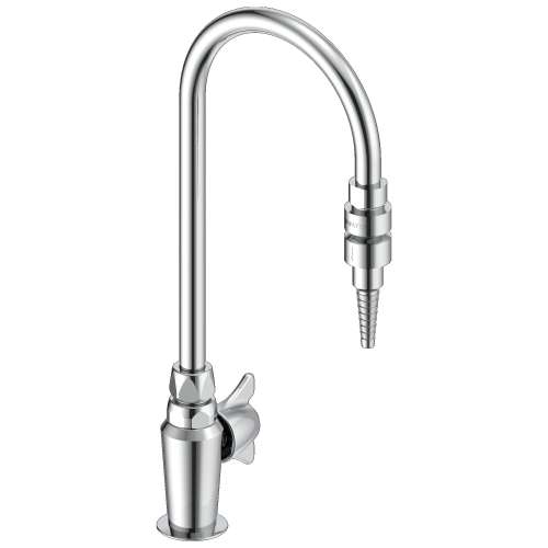 W6601-9 6.00-in x 1.50-in x 15.00-in Single Handle Deck-Mount Water Faucet, Chrome