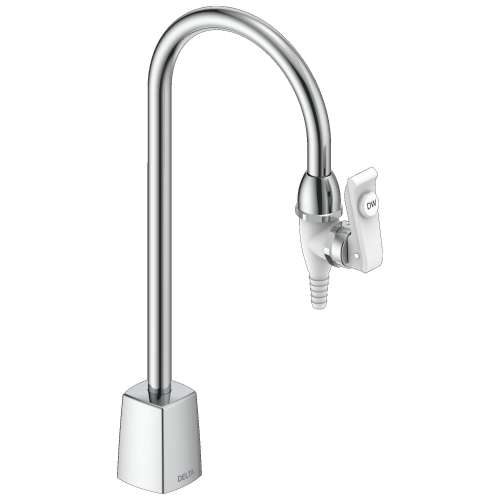 W6635DW 6.00-in x 0.50-in x 15.00-in Deck-Mount Pure Water Faucet with Gooseneck Spout, Chrome