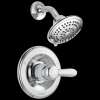 Lahara T14238 Shower Trim Single Function Pressure Balanced Less Rough-in in Polished Chrome