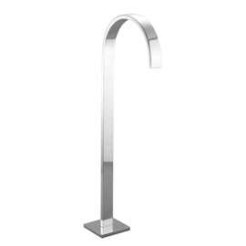Bath spout for free-standing assembly