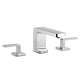 Lulu 20713710-00 Three-hole basin mixer with individual rosettes, In Chrome