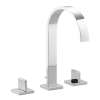 Mem 20715782-00 Three-hole basin mixer with individual rosettes, In Chrome