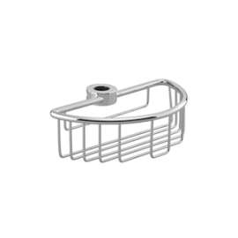 Shower basket for subsequent mounting on riser