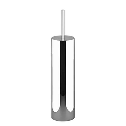 Toilet brush set, free-standing model, In Chrome