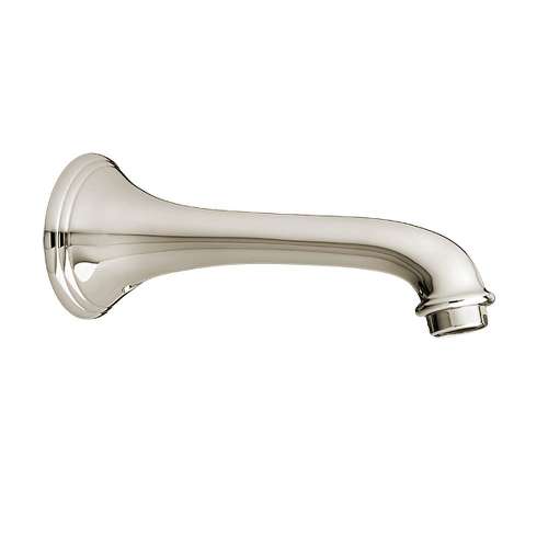 Wall Tub Spout, in Platinum Nickel