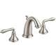 Widespread Bathroom Faucet with Lever Handles, in Brushed Nickel