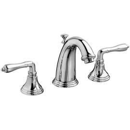 Widespread Bathroom Faucet with Lever Handles, in Polished Chrome