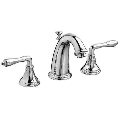 Widespread Bathroom Faucet with Lever Handles, in Polished Chrome