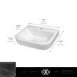 Equility® 22 in. Sink, 1-Hole, D20075001.415, D20075001.415