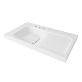DXV® Modulus 36 in. Sink, 3-Hole, D21045036LH08.415, D21045036LH08.415
