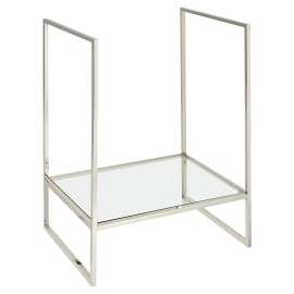 Belshire® 30 in. Console Legs with Glass Shelf, D21065000.150, D21065000.150