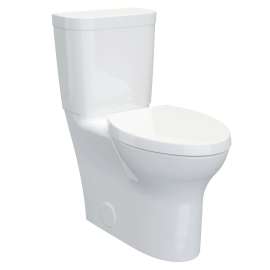 Equility® Two-Piece Chair Height Right-Hand Trip Lever Elongated Toilet with Seat, D2210AA108.415, D2210AA108.415