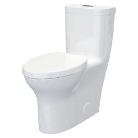 Equility® One-Piece Dual Flush Chair Height Elongated Toilet with Seat, D22690A200.415, D22690A200.415