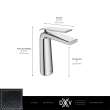 DXV® Modulus Single Handle Vessel Bathroom Faucet with Lever Handle, D35120152-M