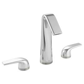 DXV® Modulus 2-Handle High Spout Widespread Bathroom Faucet with Indicator Markings and Lever Handles, D35120822RB.100, D35120822RB.100