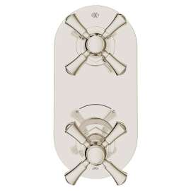 Oak Hill® 2-Handle Thermostatic Valve Trim Only with Cross Handles, D35155528.150, D35155528.150