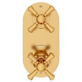 Oak Hill® 2-Handle Thermostatic Valve Trim Only with Cross Handles, D35155528.427, D35155528.427