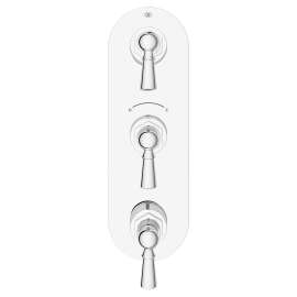 Oak Hill® 3-Handle Thermostatic Valve Trim Only with Lever Handles, D35155537.100, D35155537.100
