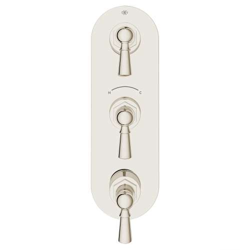Oak Hill® 3-Handle Thermostatic Valve Trim Only with Lever Handles, D35155537.150, D35155537.150