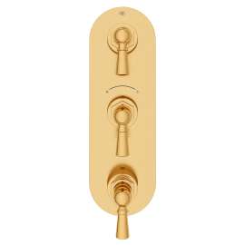 Oak Hill® 3-Handle Thermostatic Valve Trim Only with Lever Handles, D35155537.427, D35155537.427