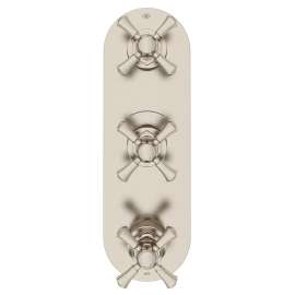 Oak Hill® 3-Handle Thermostatic Valve Trim Only with Cross Handles, D35155538.144, D35155538.144