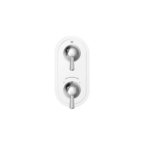 Fitzgerald 2-Handle Thermostatic Valve Trim Only with Lever Handles, D35160527.100, D35160527.100