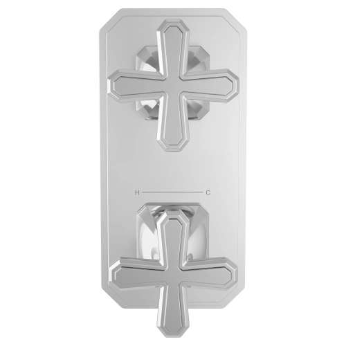 Belshire® 2-Handle Thermostatic Valve Trim Only with Cross Handles, D35170528.100, D35170528.100