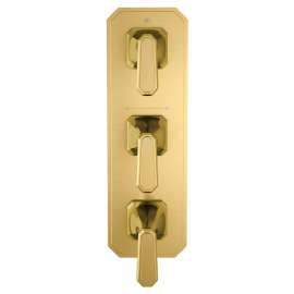 Belshire® 3-Handle Thermostatic Valve Trim Only with Lever Handles, D35170537.427, D35170537.427