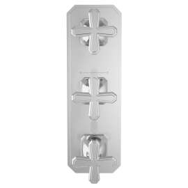 Belshire® 3-Handle Thermostatic Valve Trim Only with Cross Handles, D35170538.100, D35170538.100