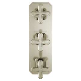 Belshire® 3-Handle Thermostatic Valve Trim Only with Cross Handles, D35170538.144, D35170538.144