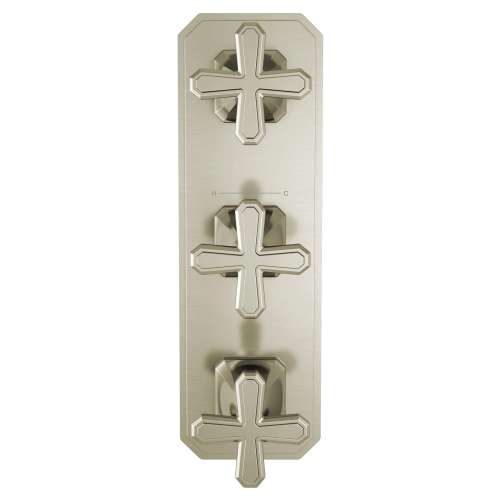 Belshire® 3-Handle Thermostatic Valve Trim Only with Cross Handles, D35170538.144, D35170538.144