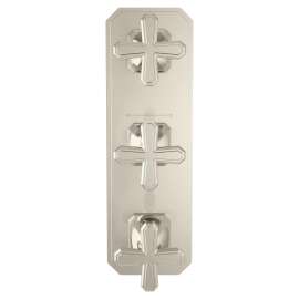 Belshire® 3-Handle Thermostatic Valve Trim Only with Cross Handles, D35170538.150, D35170538.150