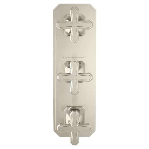 Belshire® 3-Handle Thermostatic Valve Trim Only with Cross Handles, D35170538.150, D35170538.150