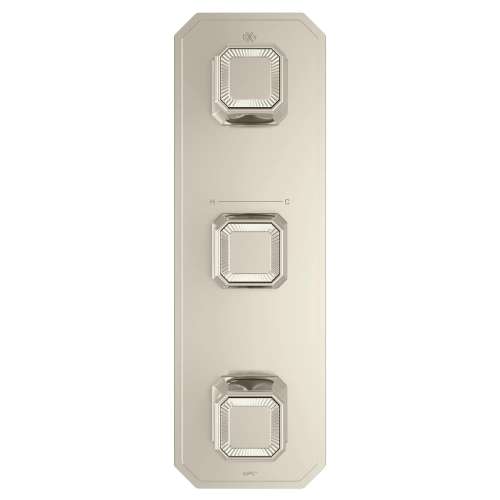 Belshire® 3-Handle Thermostatic Valve Trim Only with Cushion Handles, D35170539.150, D35170539.150