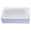 Hawkins Bathtub - Left Drain - Projects Model, in Canvas White