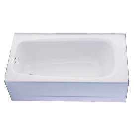 Hawkins Bathtub - Left Drain - Projects Model, in Canvas White
