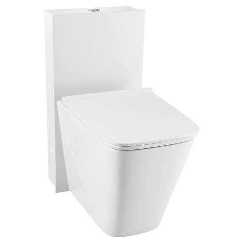 Monolith Elongated One-Piece Toilet, in Canvas White