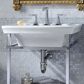 Decorative P-trap, in Polished Chrome