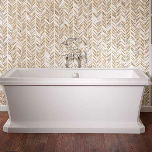 Floor Mount Tub Filler, in Polished Chrome