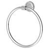 Towel Ring, in Platinum Nickel