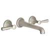 Wall Mount Faucet, in Brushed Nickel