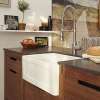 24 Inch Apron Kitchen Sink, in Canvas White