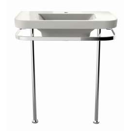 33-in Console Legs Only, in Polished Chrome