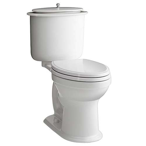 Two-Piece Elongated Toilet, in Canvas White