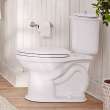 Two-Piece Elongated Toilet, in Canvas White