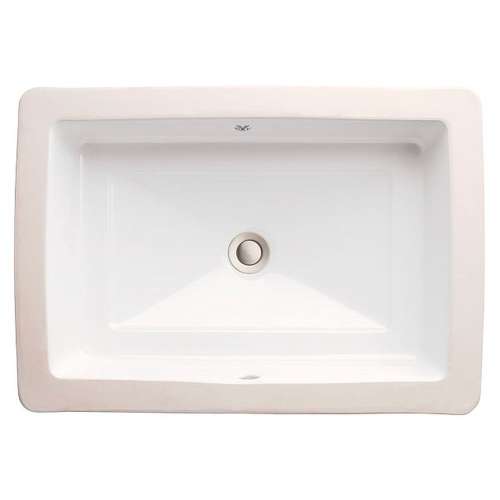 Grande Rectangle Under Counter Bathroom Sink, in Canvas White