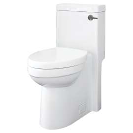 D22015F102.415 Cossu Elongated One-Piece Toilet with Right-Hand Trip Lever - Projects Model, in Canvas White