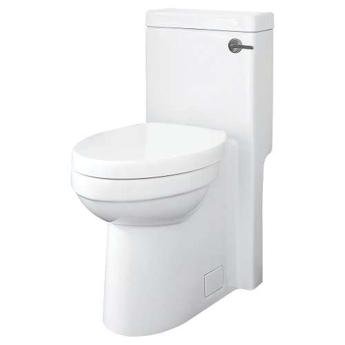 D22015F102.415 Cossu Elongated One-Piece Toilet with Right-Hand Trip Lever - Projects Model, in Canvas White